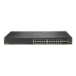 HPE Aruba Networking CX 6200F 24G 4SFP Switch - Commutateur - distance max. d'empilage de 10 km - C3 - Gé... (S0M81AABB)_1